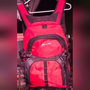 Plano E-Series 3600 Tackle Backpack in red. Used 1x.